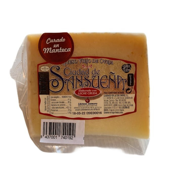 SANSUEÑA QUESO  MANTECA 1/2 PIEZA