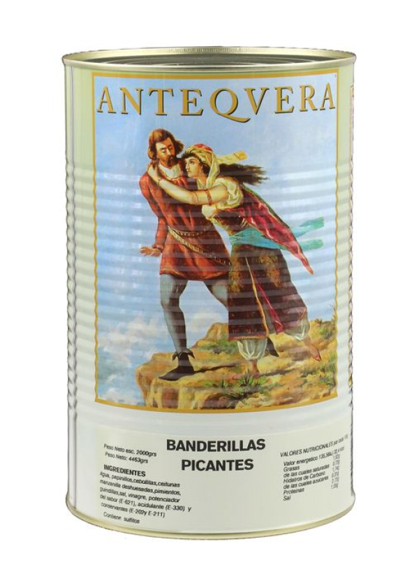 ACEITUNAS CHICON LATA BANDERILLAS 2KG.1UN.